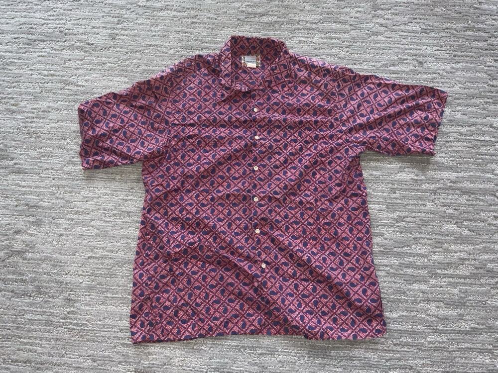 Vintage Reyn Spooner Hawaiian Shirt Mens L Floral Commemorative Classics